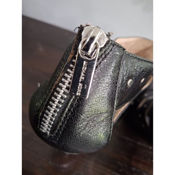 NWOB Michael Kors Studded Black Leather Strappy Stiletto Heels/Sz. 9M - Picture 11 of 11